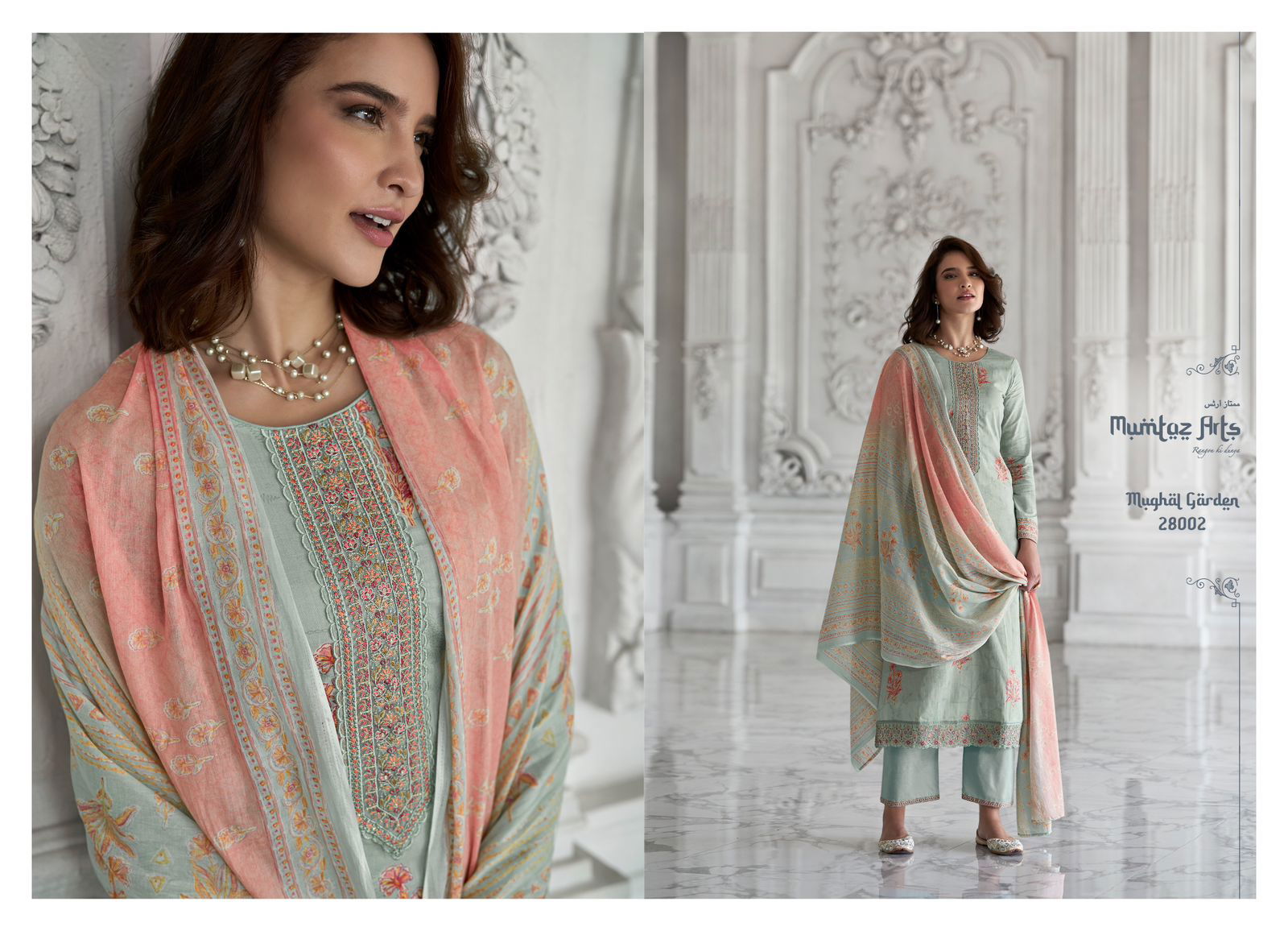 Mughal Garden By Mumtaz Cotton Dress Material Catalog